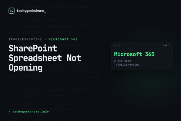 SharePoint Spreadsheet Not Opening: Fixing the Office Cache Error