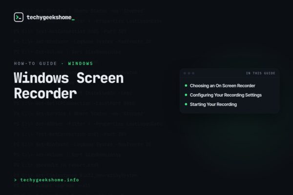 Windows Screen Recorder: The Built-In Tool You Already Have