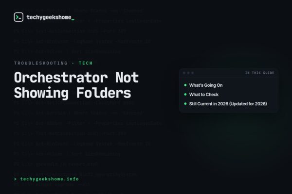 Orchestrator Not Showing Folders: Fixing Missing Runbooks
