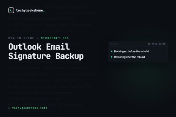 Outlook Email Signature Backup: Backing Up and Migrating Your Signatures