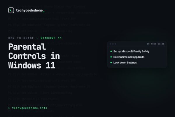 Parental Controls Windows 11: Setting Up Family Safety