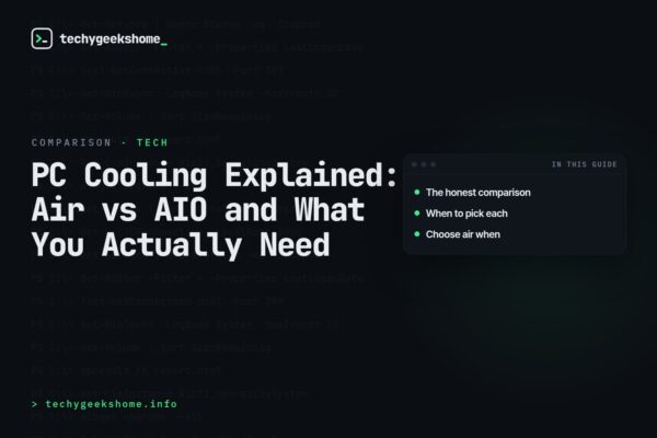 PC Cooling Explained: Air vs AIO and What You Actually Need