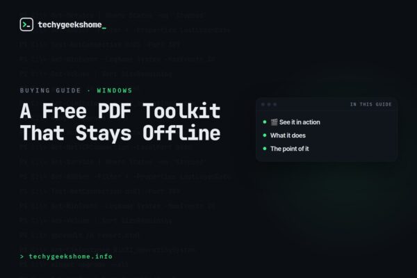 We Built a Free PDF Toolkit Because Every Online One Wanted Our Documents