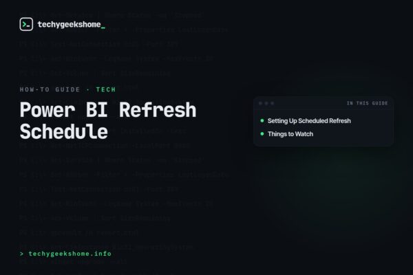 Power BI Refresh Schedule: Updating Data Every Working Hour