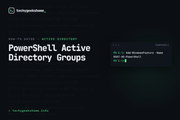 PowerShell Active Directory Groups: Browsing and Exporting