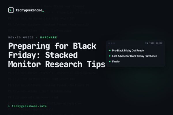 Preparing for Black Friday: Stacked Monitor Research Tips