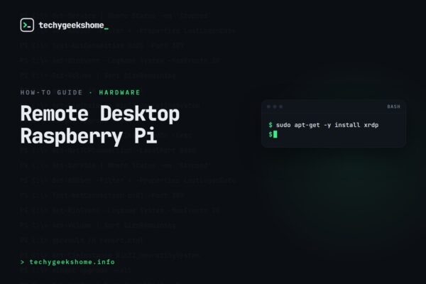 Remote Desktop Raspberry Pi: Connecting from a Windows PC