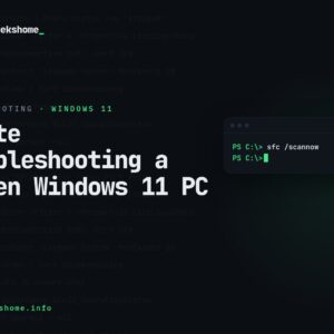 Remote Troubleshooting a Broken Windows 11 PC in 2026: Modern Alternatives to DaRT