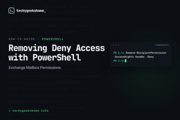 Exchange Mailbox Permissions: Removing Deny Access with PowerShell