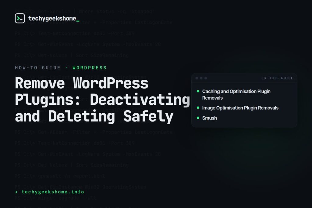 Remove WordPress Plugins: Deactivating and Deleting Safely