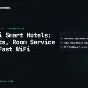 Dubai Smart Hotels: Robots, Room Service and Fast WiFi