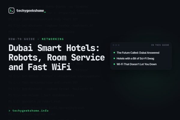 Dubai Smart Hotels: Robots, Room Service and Fast WiFi