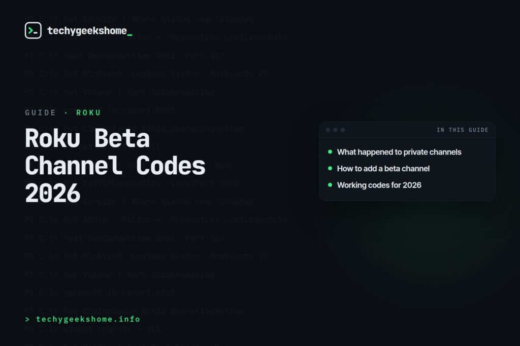 Roku Private Channel Codes 2026: Beta Channels That Actually Work