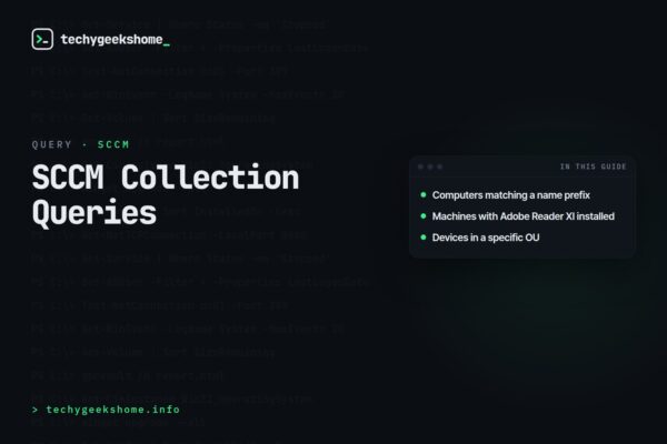 SCCM Collection Queries