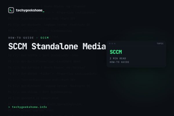 SCCM Standalone Media: Creating Stand-Alone Media with Larger Capacity Memory Sticks