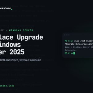 In-place upgrade to Windows Server 2025: DISM listing install.wim editions