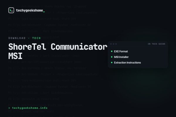 Shoretel Communicator Download Client and MSI Installer