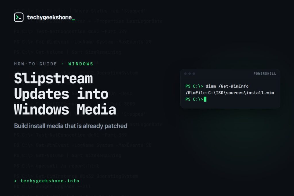 How to Slipstream Windows Updates into Installation Media (2026)