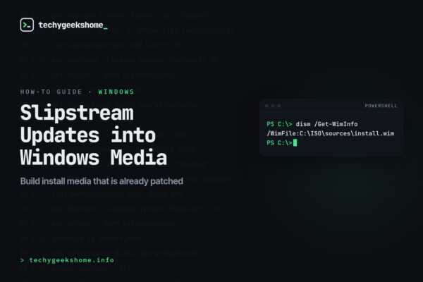 How to Slipstream Windows Updates into Installation Media (2026)