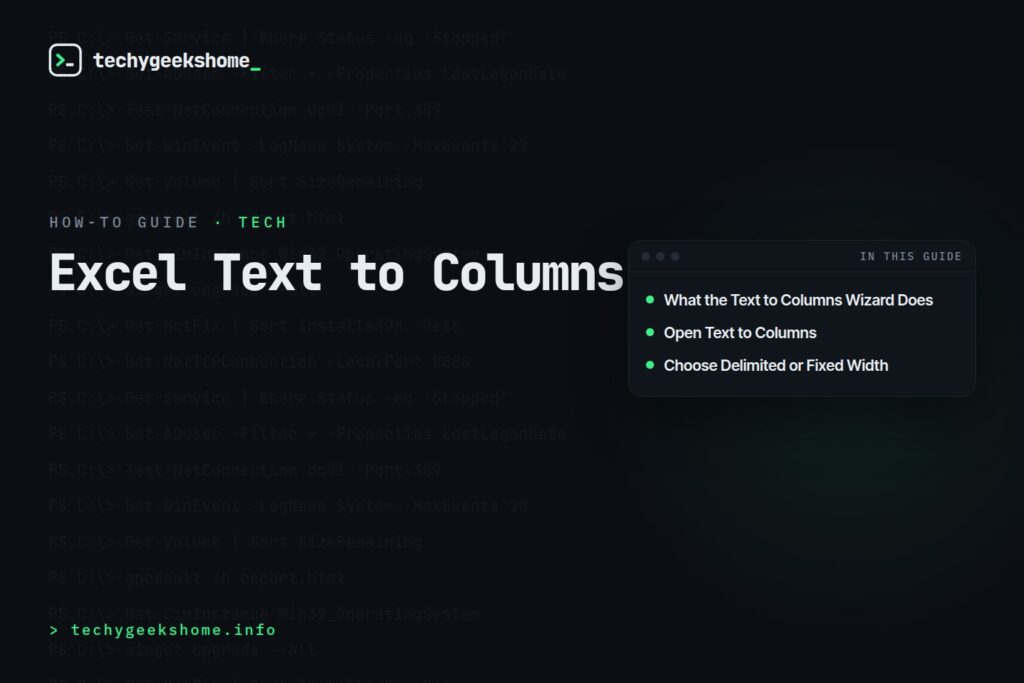 Excel Text to Columns: The Complete Convert Text to Columns Wizard Guide