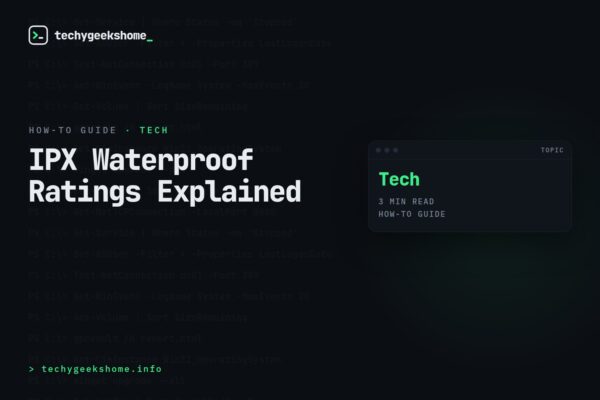 Standard IPX Waterproof Ratings of Bluetooth Speakers