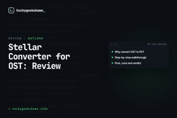 Hands-On Review: Stellar Converter for OST