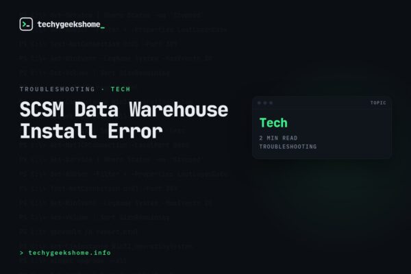 System Center Service Manager Data Warehouse Analysis Services installation error