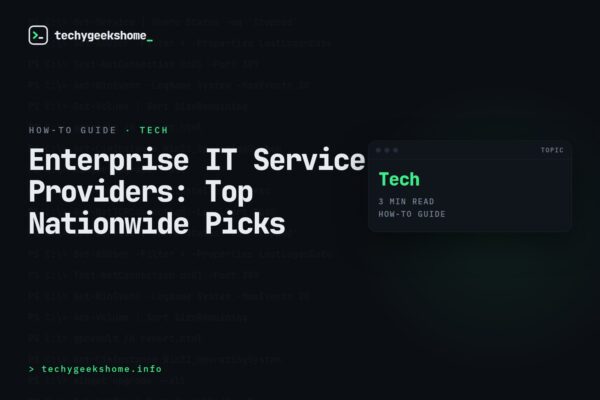 Enterprise IT Service Providers: Top Nationwide Picks