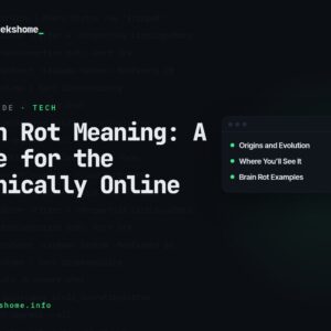 Brain Rot Meaning: A Guide for the Chronically Online