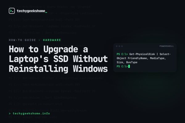 How to Upgrade a Laptop's SSD Without Reinstalling Windows