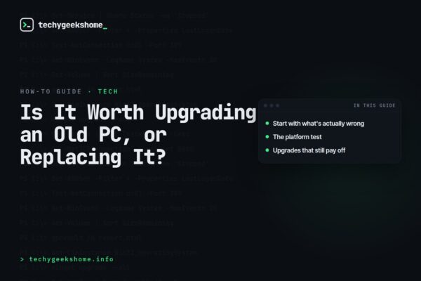 Is It Worth Upgrading an Old PC in 2026, or Replacing It?