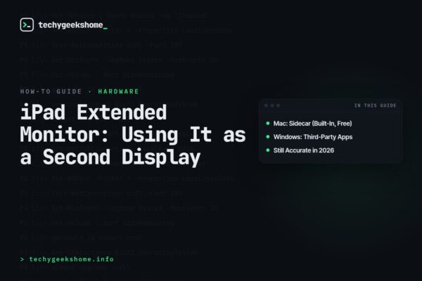 iPad Extended Monitor: Using It as a Second Display