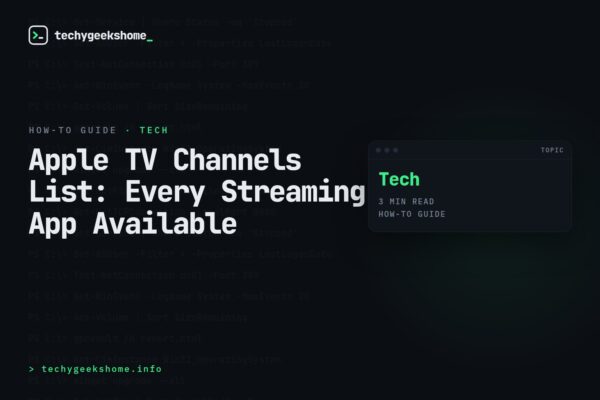 Apple TV Channels List: Every Streaming App Available