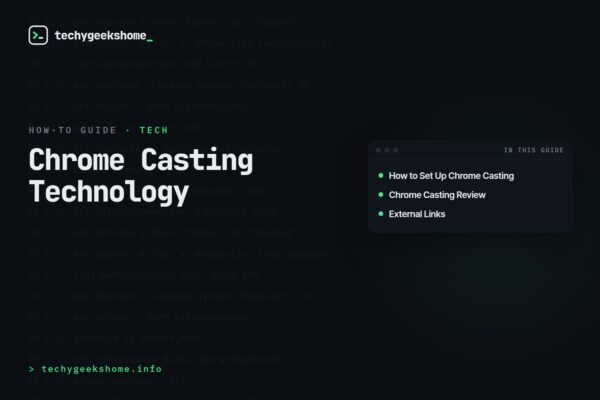 Chrome Casting Technology: How Screen Mirroring Works