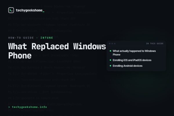 What Replaced Windows Phone: Managing iOS and Android with Intune in 2026