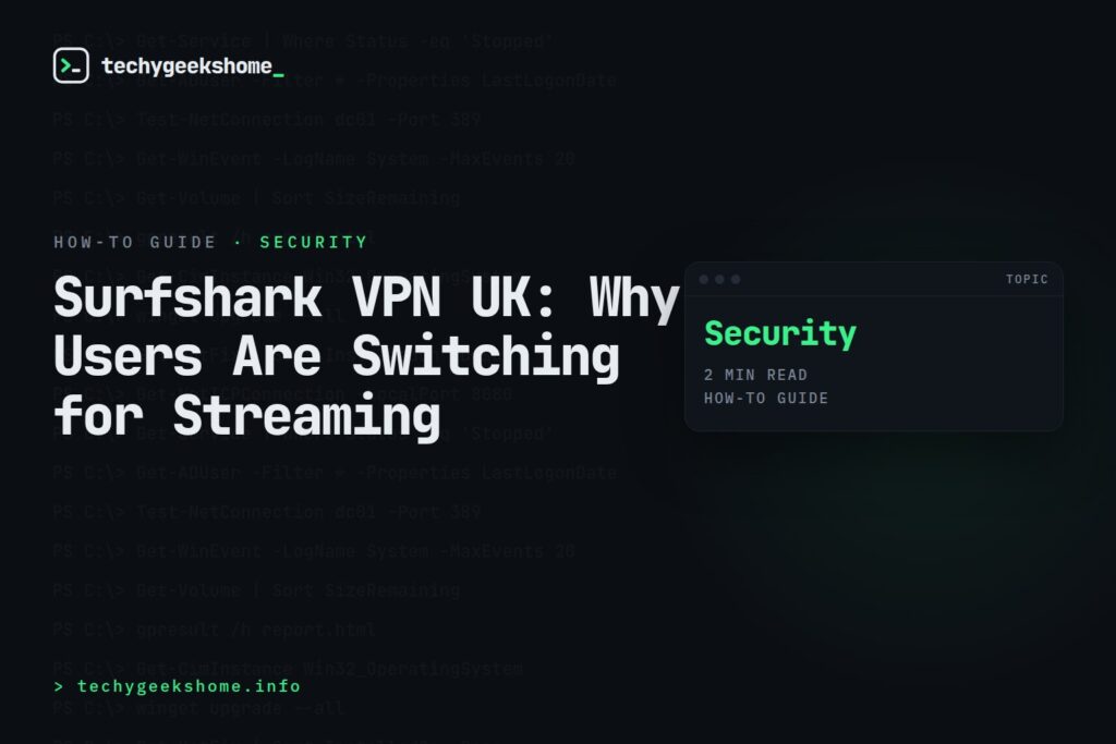 Surfshark VPN UK: Why Users Are Switching for Streaming