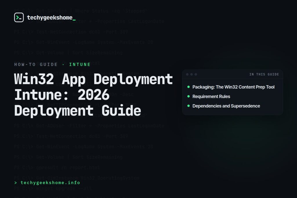 Win32 App Deployment Intune: 2026 Deployment Guide