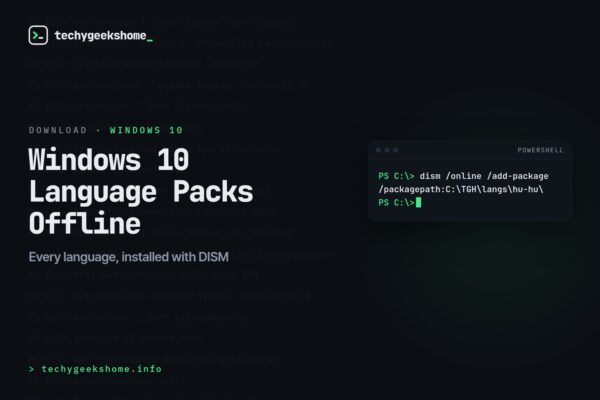 Windows 10 Language Packs Offline Download (Full Guide 2026)
