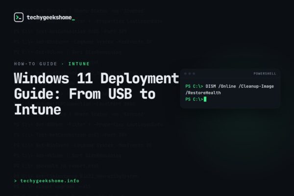 Windows 11 Deployment Guide for 2025: From USB to Intune