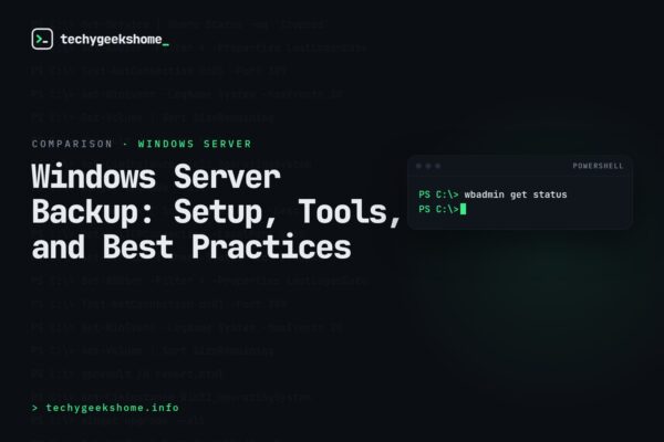 Windows Server Backup in 2025: Setup, Tools, and Best Practices