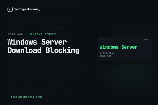 Windows Server Download Blocking: Loosening Security Restrictions