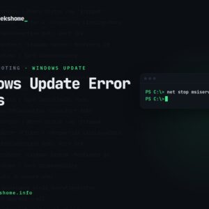 Windows Update Error Codes: What the Common Ones Actually Mean