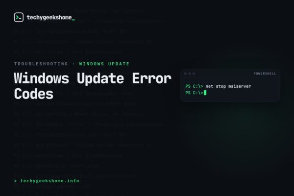 Windows Update Error Codes: What the Common Ones Actually Mean