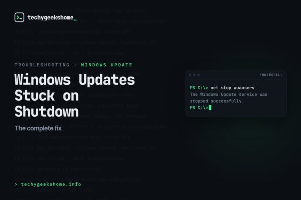 Windows Updates Stuck on Shutdown: Complete Fix Guide (2026)