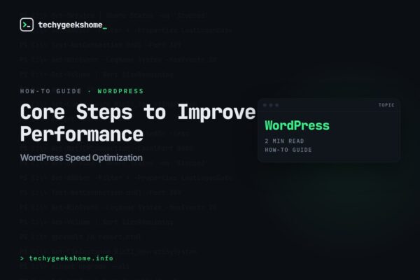 WordPress Speed Optimization: Core Steps to Improve Performance