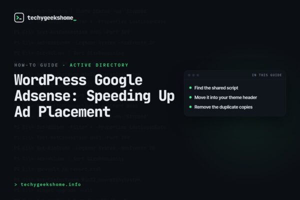 WordPress Google Adsense: Speeding Up Ad Placement