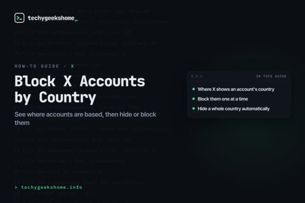 How to block X accounts by country
