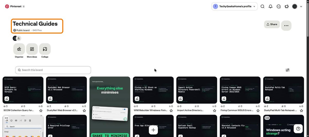 board saver open board Open any Pinterest board, yours or someone else's
