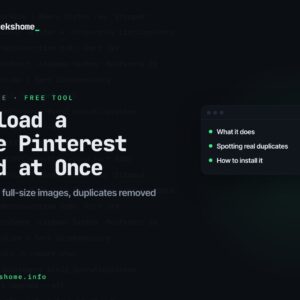 Board Saver: download a whole Pinterest board