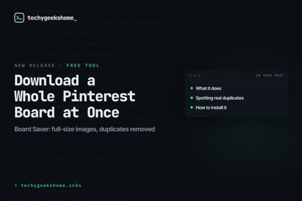 Board Saver: download a whole Pinterest board